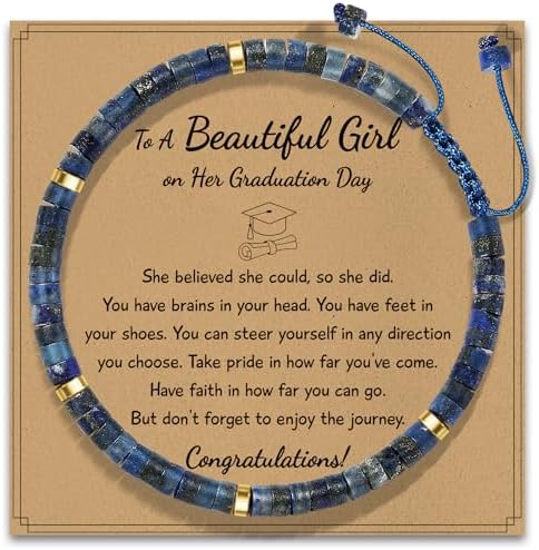 AGOT Thank You Gifts for Women: Teacher Appreciation Office Gifts for Coworkers Employee Boss Lady Manager Colleague Natural Stone Bracelet by AGOT