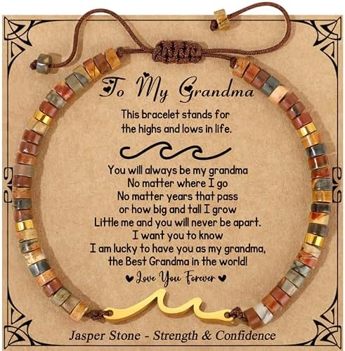 JoycuFF Wave Bracelets for Women Christmas Mothers Day Birthday Gifts for Best Friend Sister Daughter Bestie Mom Grandma Women Her by Joycuff