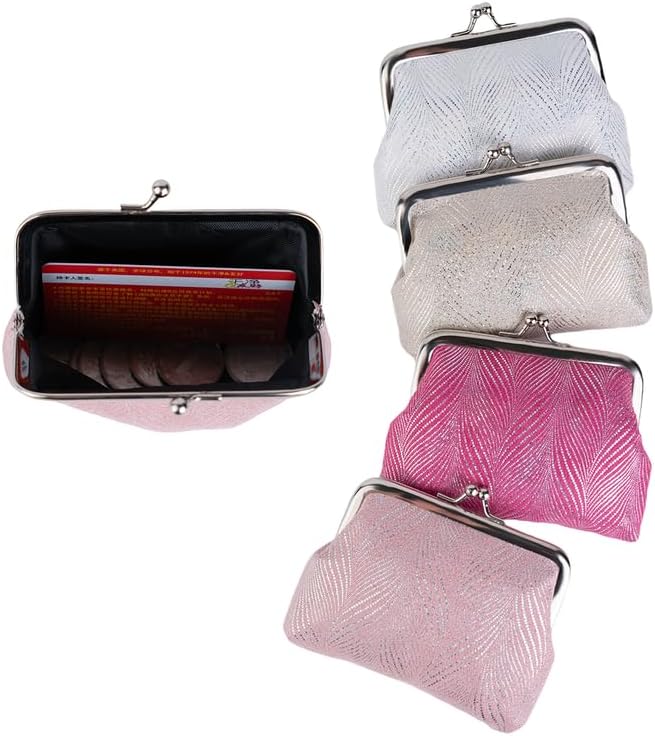 CONCISE Coin Purse Vintage Bag Lock Wallet Buckle Kiss Lock change purse leather coin purse change holder wallet coin