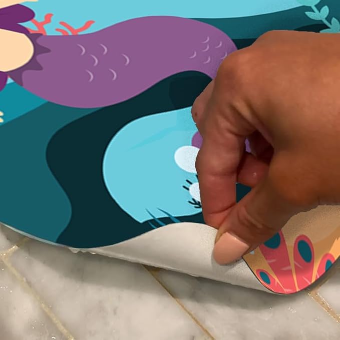Kahuna Grip™ Non-Slip Peel and Stick Bath & Shower Mat - Ocean Friends (14x27)