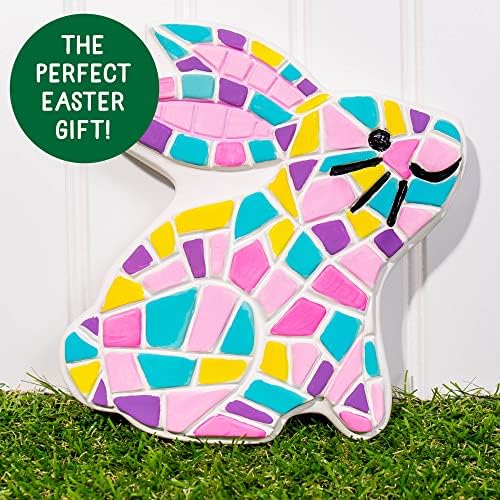 Creative Roots Paint Your Own Bunny Garden Stone, Craft Kits, Stepping Stones Kit for Kids, Ceramics to Paint, Ages 6+ - Image 6