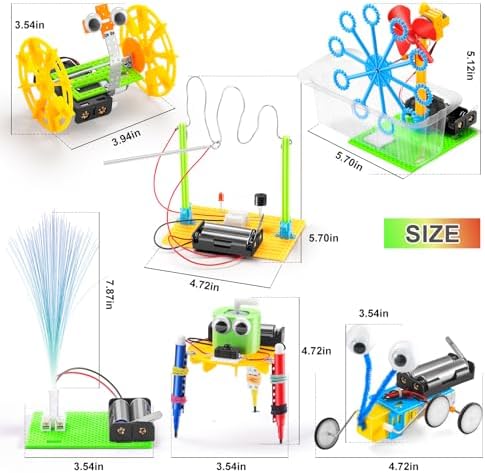 BeAndge Robotics STEM Kits for Kids Science Robot Building Crafts Age 8-12 - Image 4