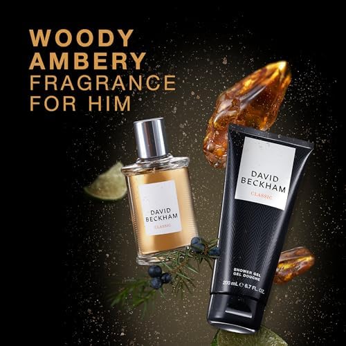 David Beckham Classic Eau de Toilette + Shower Gel Gift Set, Notes of Grapefruit, Cashmere Wood, and Musk, Men's Fragrance, Long Lasting, Everyday Fragrance - Image 7