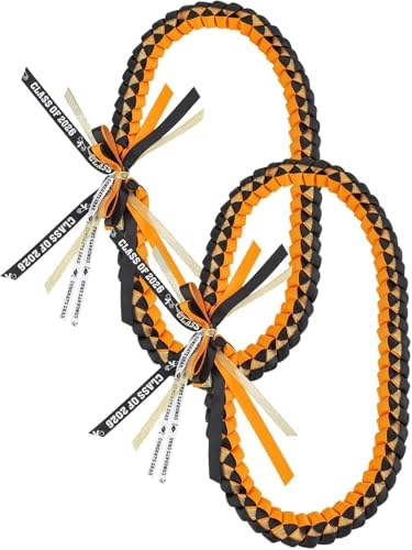 TFTAFAN Graduation Ribbon Lei Graduation Leis Necklace Class of 2026 Graduation Necklace Braided Necklace Graduation Gift Party Accessories for Women and Men by Unknown