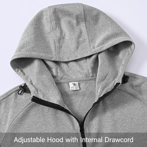 BGOWATU Men's Tracksuits Set Full Zip Jacket Hoodie Sweatsuit Running Sport Pants Outfits for Men with Zipper Pockets - Image 3