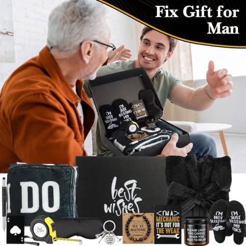 Shyyween 12 Pcs Birthday Gifts Set for Men, I Fix Stuff and I Know Things - Image 6