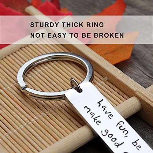 Drive Safe Keychain for Son Daughter, Graduation Gifts for College Students, Sweet 16 Key Chain, Have Fun, Be Safe, Make Good Choices - Image 3