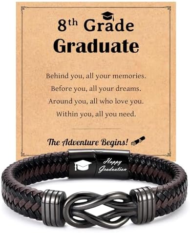 Leyung 2026 Graduation Gift for Boys Men Him, College Graduation Bracelet by Leyung