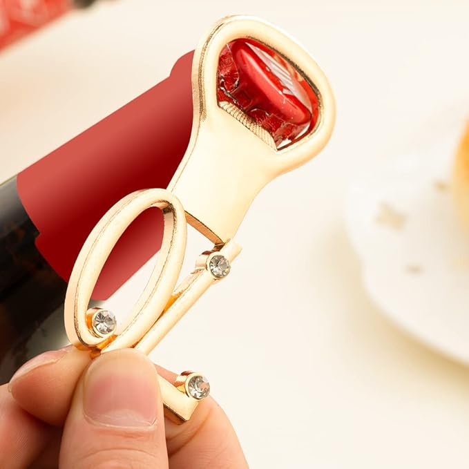 24PCS Gold 70th Bottle Opener for 70th Birthday Favors 70th Gold Wedding Party Gifts 70 Birthday Party Souvenirs or Decorations for Guests (24, 70)