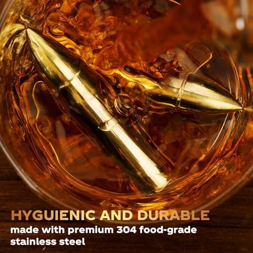 Gifts for Men Dad Husband, Whiskey Stones Reusable Stainless Ice Cubes, Unique Fathers' Day Anniversary Birthday Gift Ideas for Him Boyfriend, Man Cave Stuff Cool Gadgets Retirement Bourbon Presents - Image 4