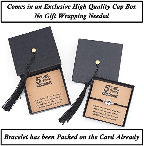 SAM & LORI Unique Grad Cap Box 2026 Graduation Gifts for Her/Him - Adjustable Unisex Bracelet for Primary/Middle School/High School/College Grads - Image 5