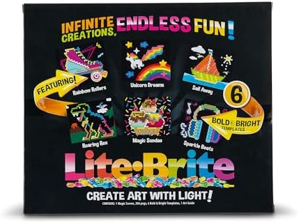 Lite Brite Classic, Favorite Retro Toy - Create Art with Light, STEM, Educational Learning, Holiday, Birthday, Gift, Boys, Kid, Toddler, Girls Age 4+ - Image 3