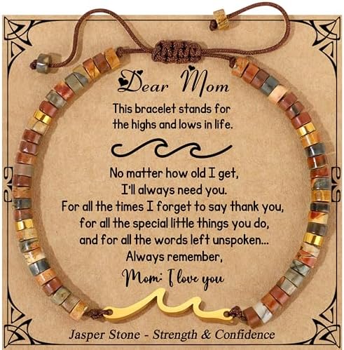JoycuFF Wave Bracelets for Women Christmas Mothers Day Birthday Gifts for Best Friend Sister Daughter Bestie Mom Grandma Women Her by Joycuff