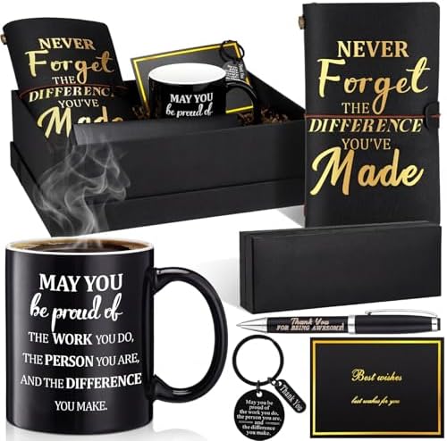 Shellwei 6 Pcs May You Be Proud Mug Black Gift Set by Shellwei