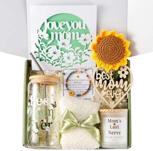 Mothers Day Gifts for Mom - Best Mom Ever Gift Set, Personalized Mum Gifts, Mama Care Package,Unique Birthday Gifts for Mom from Daughter, Son, Wife, Grandma by linsuiyyds
