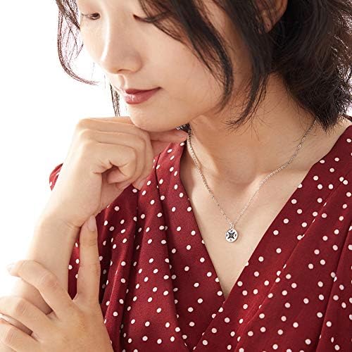 Zealmer Dainty 18K Gold Plated Compass World Map Pendant Necklace Graduation Gift for Friends - Image 4