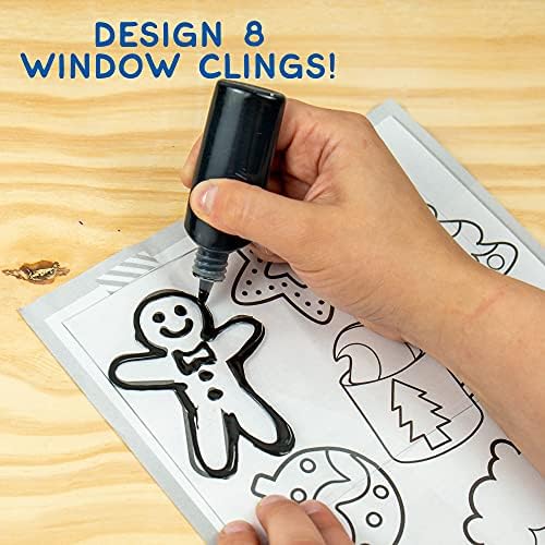 Made By Me Create Your Own Window Art Kit, Holiday Suncatchers - Image 2