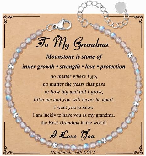JoycuFF Moonstone Bracelet Christmas Birthday Valentines Gifts for Women by Joycuff
