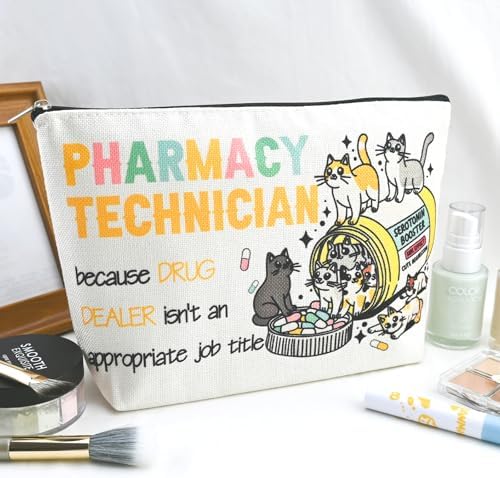 Pharmacy Technician Accessories Pharmacy Technician Gifts Makeup Bag - Image 3