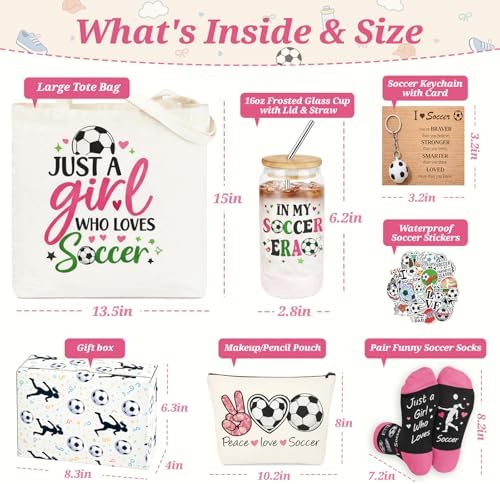Soccer Gifts for Teen Girls Coach Women, Sport Lovers Gift Set - Image 2