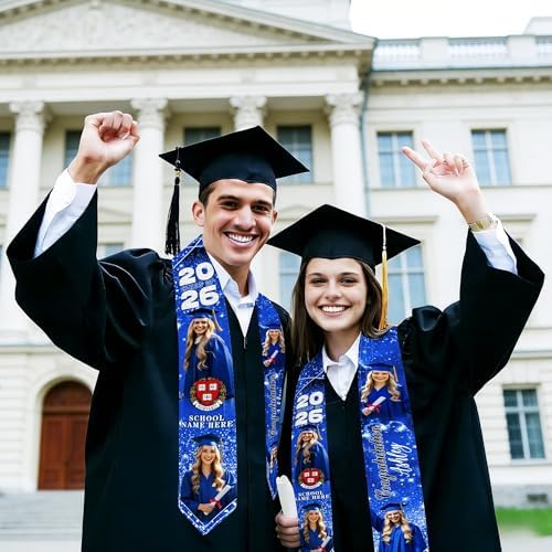 D-Story RN Graduation Stole Custom Nursing Stole Registered Nurse BSN MSN Graduation Sash Class of 2026 - Image 4