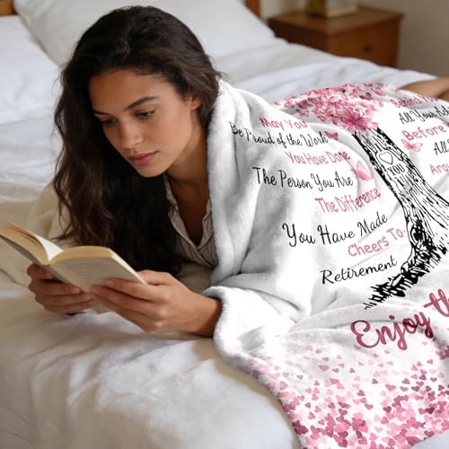 ACBEAT Retirement Gifts for Women 2026, Farewell Gifts for Coworkers Women, Retirement Blanket 60"X50", Going Away Gift, Retired Gifts, Best Retirements Gift Ideas for Grandma Teacher Nurse Boss - Image 2