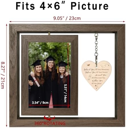 EYITUPC Rustic Wooden Double-Sided 2026 Graduation Frame Gifts for Him Her - Image 6