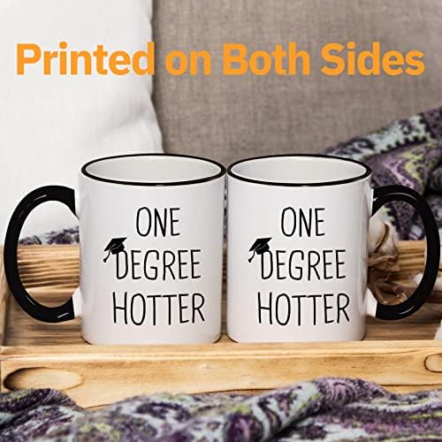 Petalsun Graduation Gift for Her, Him - 11oz Ceramic One Degree Hotter Mug - Image 6