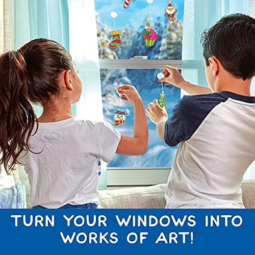 Made By Me Create Your Own Window Art Kit, Holiday Suncatchers - Image 3
