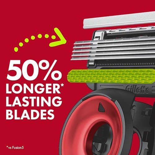 Gillette Labs Special NFL 49ers Edition Shaving Razor for Men - 1 Handle, 4 Razor Blade Refills & Magnetic Stand, GilletteLabs with Exfoliating Bar - Image 4