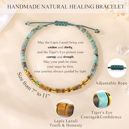 JoycuFF Morse Code Bracelets Christmas Birthday Gifts for Women Her - Image 4
