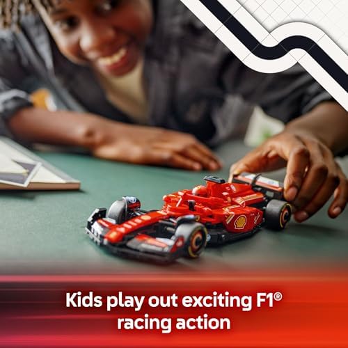 LEGO Speed Champions Ferrari SF-24 F1 Race Car Toys - Building Sets for Kids, Boys & Girls, Ages 10+ - Ferrari F1 Model Car Kits for Display or Play - Gift Ideas for Birthdays and Fans - 77242 - Image 3