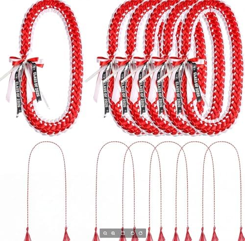 TFTAFAN Graduation Leis and Graduation Honor Cords Class of 2026 Graduation Ribbon Lei Graduation Necklace Braided Necklaces gift for Student Gifts Party Supplies by Unknown