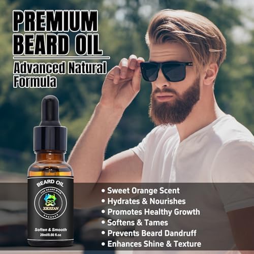 Beard Straightener for Men w/Beard Oil,Balm,Comb,E-Book for All Beard Type - Image 5