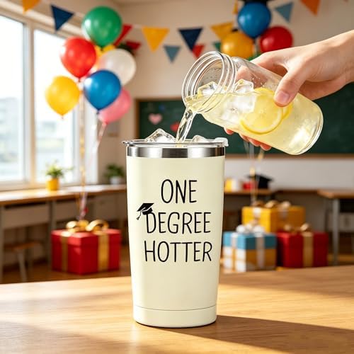 Graduation Gift for Her Him - 20oz Tumbler 2026 Funny College, Masters Degree, PhD, Nursing & Nurse, High School Grad Gifts for Women Men, Graduation Party Decoration, 20oz One Degree Hotter Tumbler - Image 2