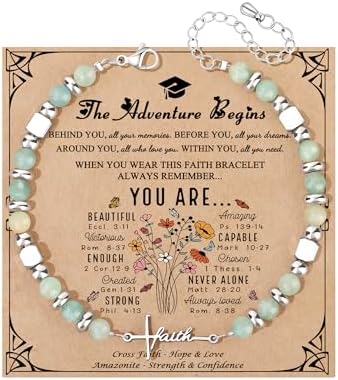 JoycuFF Gifts for Women Cross Faith Bracelet Christian Gifts by Joycuff