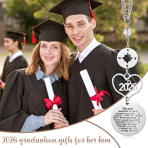 2026 Graduation Gifts for Her Him College Masters Degree Phd Rear View Mirror Accessories Car Mirror Hanging Accessories Graduation Gifts for Women Men - Image 7
