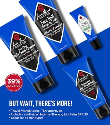 Jack Black Men's Skincare Kit, Men's Gift Set, Travel-Ready - Image 2