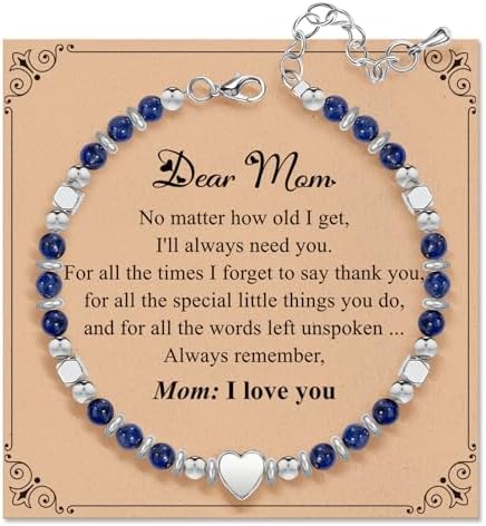 Inspirational Gifts Bracelets for Women, Healing Natural Stone Bracelets by ZOKCC