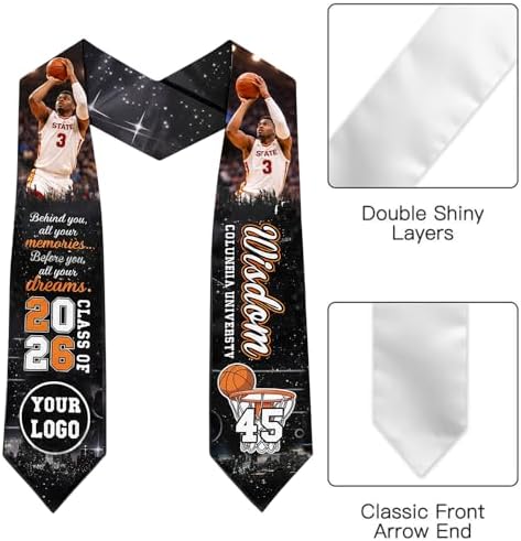 Nani Personalized Class of 2026 Graduation Sash, Custom Graduate & Soccer Stole, Gift for Him, Her, Senior Graduation - Image 4