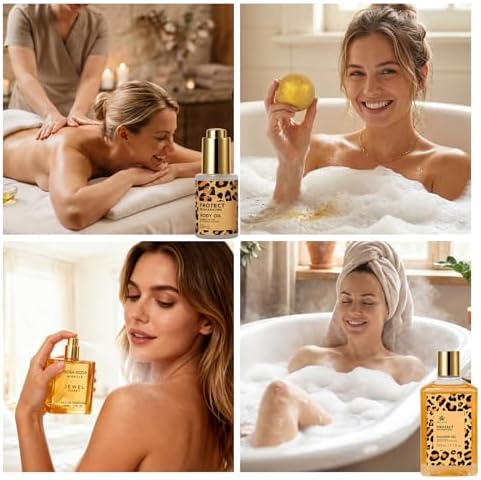 Gifts for Women, 32 Pcs Honey & Almond Bath & Body Gift Basket for Women - Image 6