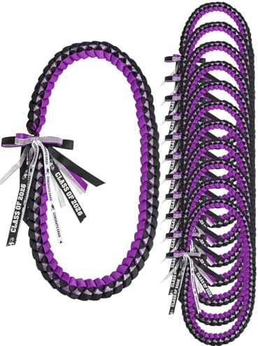TFTAFAN Graduation Ribbon Lei Graduation Leis Necklace Class of 2026 Graduation Necklace Braided Necklace Graduation Gift Party Accessories for Women and Men by Unknown