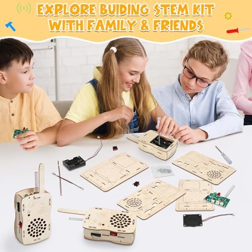 Stem Projects Walkie Talkies Toys for Boys Age 8-12 12-14 Science Kit - Image 4