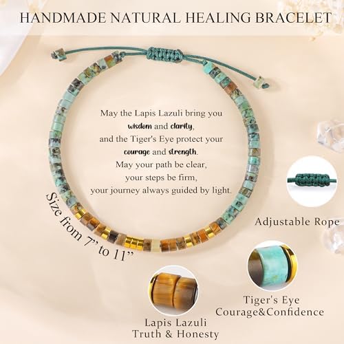 JoycuFF Morse Code Bracelets Christmas Birthday Gifts for Women Her - Image 4