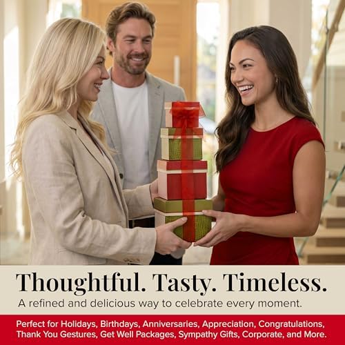 Broadway Basketeers 4 Box Snack Gift Basket Tower for Men, Women & Friends - Image 2