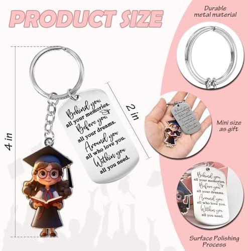 sewrung Class 2026 Graduation Gifts - Keychain for Her Girls Him Boys High School College Kindergarten Preschool - Image 6