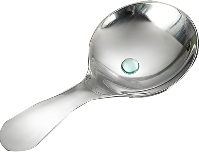 6 Pcs Stainless Steel Mini Spoon Short Handle Small Round Suitable For Dessert, Tea, Coffee, Cake, Sugar, Ice Cream Coffee Tea Spoon. (Black A)