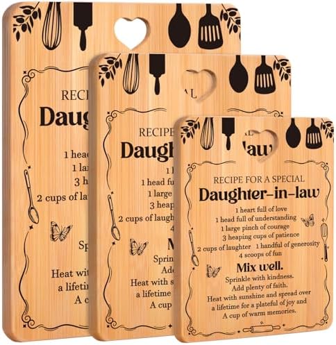 Daughter in Law Birthday Gifts -Recipe for a Special Daughter in Law Boards by Apjielop-GiftsMaster