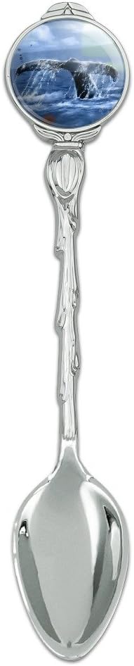 Whale Tail Ocean Novelty Collectible Demitasse Tea Coffee Spoon