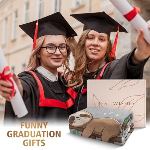 Funny Graduation Gifts for Women, Her & Him, Practical Throw - Image 3